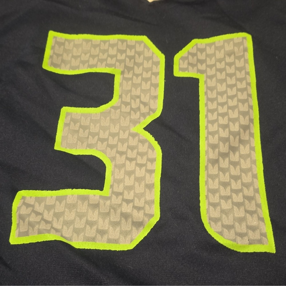 Nike Seattle Seahawks Kam Chancellor #31 NFL Football Youth  Size M Blue Jersey - Picture 3 of 7